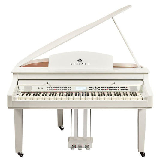 Steiner MG10B Digital Grand Piano - White