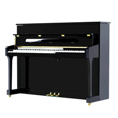Steiner HU-110E Upright Piano - Black
